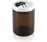 Leifheit Contenitore Caffè Fresh & Easy, Apertura 1 Mano 1,4 L | Barattolo ermetico e impermeabile, protegge dalla luce, salva aroma del caffè, design salvaspazio con anello brevettato