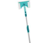 Leifheit Mopa para limpiar azulejos Flexipad con palo telescópico de 65-110 cm, mopa extensible con articulación de 360°, adecuada para grifos