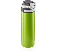 Leifheit Flip Borraccia termica 600 ml, Borraccia acciaio con chiusura ermetica e resistente al calore, Pratico thermos caffè portatile, verde kiwi