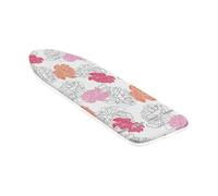 Leifheit Cotton Comfort S/M Copriasse da stiro, Copertura asse da stiro per superfici da stiro fino a max. 125 x 40 cm, copri asse da stiro con imbottitura, cordoncino e velcro