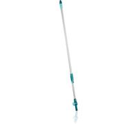 Leifheit Manico telescopico scopa con snodo per Click System, Manico estensibile da 110 a 190 cm, Manico allungabile 190 cm per pulire ovunque