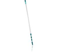 Leifheit Manico telescopico scopa e altri accessori con Click System, Manico estensibile da 145 a 400 cm, Manico allungabile 400 cm per pulire ovunque