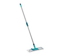 Leifheit Mopa Profi XL Micro Duo con bastone telescopico in acciaio, mop professionale con custodia per lavaggio, mop mop mop con giunto mobile a 360°