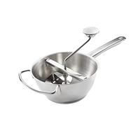 Leifheit Passaverdura 20 cm con 3 Inserti, Acciaio Inox
