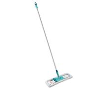 Leifheit Profi XL micro duo Mop lavapavimenti, Mop microfibra con manico in alluminio, Mop pavimenti ad ampia azione e snodo girevole a 360°
