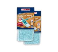 Leifheit Set 2 Panni Lavapavimenti CLEAN TWIST M Ergo Supersoft 33 cm