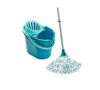 Leifheit Set Classic Mop Pavimenti In Viscosa Con Fibre Assorbenti, 39 X 29 X
