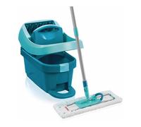Leifheit Set lava pavimenti con pressa con ruote e panno Micro Duo PROFI XL
