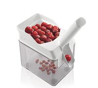 Leifheit Snocciolatore ciliegie Cherrymat per snocciolatura veloce, Snocciolatore professionale e preciso, Denocciolatore ciliegie con raccoglitore