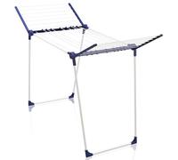 Leifheit stendibiancheria Pegasus 150 Solid Slim Varioline, Stendino multiuso per interno ed esterno, Asciugabiancheria compatto ed efficace