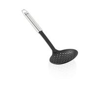 Leifheit 24058 Schiumarola Nylon, Acciaio Inossidabile, Nero/Grigio Argento, 11 x 6 x 33 cm