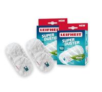 Leifheit SUPERDUSTER Rivestimenti di Ricambio, Set 2 in Microfibra 360°