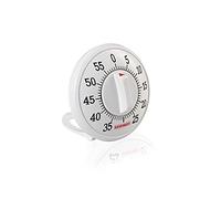 Leifheit Timer da Cucina ComfortLine, Meccanico 60 Minuti | Timer analogico con scala minuti ben leggibile, manico girevole per regolazione precisa, ideale per forno e cottura lenta