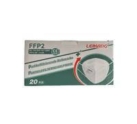 Leikang FFP2 - Maschera protettiva per bocca e naso, confezione da 20 pezzi