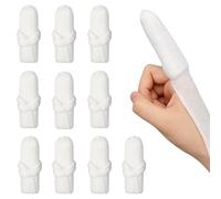 Leikedun Benda per dita 10 pezzi, Bende Elastiche Per Bendaggi, fascia di fissaggio universale per protezione delle dita, cerotto traspirante per lavoro, cucina e lesioni (3 x 8,5 cm)