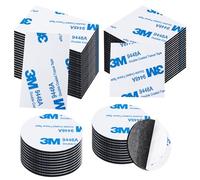 Leikedun Cuscinetti Bifacciali,60 Pezzi Nastro Doppio Lato Extra Forte Impermeabile Nero Nastro Adesivo In Schiuma PE