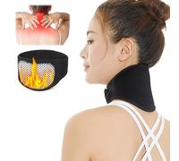 Leikedun Minerva Auto Riscaldata, Minerva Cervicale Riscaldata, Busta di Supporto del Collo Auto Riscaldante per Sollievo Dolori Collare Cervicale Tormalina Magnetica Regolabile