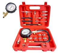 Leikurvo 0-140 PSI/10 Bar Tester per Pressione del Carburante, Manometro per Carburante, Tester per Pressione della Pompa del Carburante, Kit di Misuratore di Pressione del Carburante, Strumento