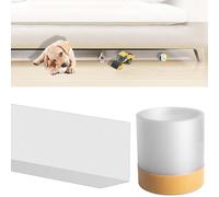 Leikurvo Bloccante giocattolo 3 m, trasparente per mobili, parafanghi sotto il divano e il letto, blocco lacune, impedisce che le cose sotto i mobili del divano barriera per animali domestici