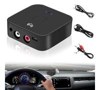 Leikurvo Ricevitore Bluetooth 5.0 NFC: Adattatore Audio Wireless HiFi con Jack AUX RCA da 3,5 mm per Prodotti Digitali con Funzione Bluetooth/NFC