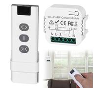 Leikurvo Tuya WiFi Smart Relè Modulo, interruttore radio RF433MHZ, composto da telecomando RF + modulo ricevitore, interruttore per tapparelle elettriche