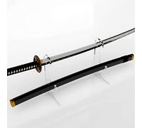 LEILIN Katana - Supporto per spada samurai in acrilico a due strati, con supporto da scrivania Katana, foglio acrilico trasparente da 6 mm