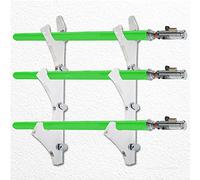 LEILIN Supporto per spada laser, Katana, supporto per spada laser, supporto da parete Spada, adatto per spade luce Saber Katana, espositore per spade laser (trasparente a 3 strati)
