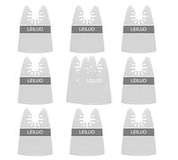 LEILUO Confezione da 10 lame oscillanti multiuso per raschietto, 8 lame indurite e 2 lame flessibili per la rimozione di sigillanti, compatibili con DeWalt, Makita, Ryobi e altri