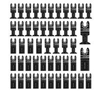 LEILUO Lame Utensile Multifunzione 50 Pezzi Legno Plastica Universale Kit Accessori per Utensili Oscillanti Imballato Da Custodia Fit Einhell DeWalt Parkside Makita Black&Decker e altro ancora