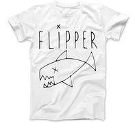 LEIMANZHE Flipper As Worn By Kurt Cobain Men T-Shirt 100% Cotton Daniel Johnston Grunge Size XXL