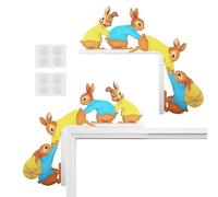 LEIMEND 2 Pezzi Decorazioni Pasquali per Cornici Della Porta Decorazione Porta Ingresso Decorazione Pasquale Porta Cornice in Legno Addobbi Pasquali per Porte Finestre Caminetti e Frigoriferi