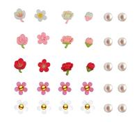 LEIMEND Accessori Ciondolo Floreale Rosa a Forma Di Fiore Di Ciliegio
