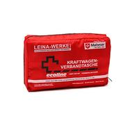 Leina 11040 Borsa di Pronto Soccorso Compact Ecoline Senza Velcro, Rosso/Nero/Bianco