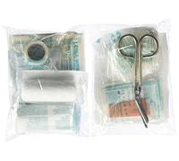 Leina 17016 Materiale di Pronto Soccorso a Norma DIN 13167 Interno, 2 Tasche in Alluminio