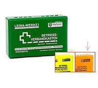 LEINA-WERKE 20002 - Cassetta di sicurezza senza supporto da parete, misura piccola, 10 pezzi, arancione