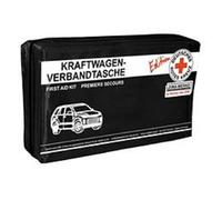 LEINA-WERKE 82093 - Borsa per pronto soccorso, con gilet ad alta visibilità, edizione DRK, Nero/bianco/rosso, 1 pezzo