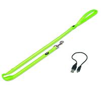 Leine "FLASH MESH" neon giallo; XS-S: L: 120 cm; B: 20 mm