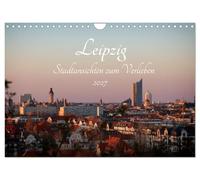 Leipzig, vista della città da innamorare, calendario da parete 2027 DIN A4 verticale, CALVENDO calendario mensile