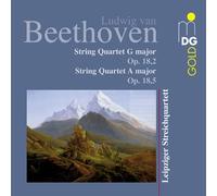 Leipziger Streichquartett Beethoven: String Quartets Op. 18 Nos 2 & 5 (CD)