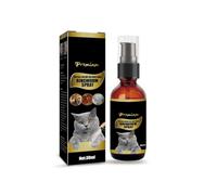LEISDD Spray per la Riparazione della Pelle; Spray antiprurito cutaneo per Gatti Domestici