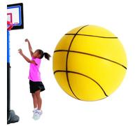 Leiser Basketball, Leiser Basketball,Leiser Indoor-Trainingsschaumball - Unbeschichteter, hochdichter, leiseStoßsichere Leistung weicher Trainingsball für den Innenbereich