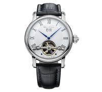 Leisure automatico orologio impermeabile in vera pelle con Roma Affari digitali per varie occasioni confortevole da indossare (819.382