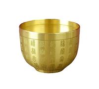 Leisurealeaneag Ciotola Feng Shui in ottone, decorazione per casa e ufficio, statuetta per il successo della ricchezza, 5 x 3,6 cm