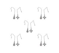 Leisurealeaneag Set di 5 catenine per ventole da soffitto, con catenina, per lampada, ventilatore da soffitto, stile B, bronzo