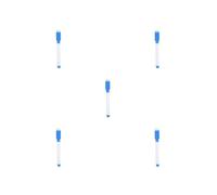 Leisurealeaneag Set di 5 pennarelli per bambini, penne da disegno per bambini, accessori per la scrittura multicolore per asilo, forniture per la casa, blu