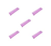 Leisurealeaneag Set di 5 scatole di plastica per matite, matite, pennelli, pittura, matite, astuccio trasparente, 21,5 x 10 x 4 cm