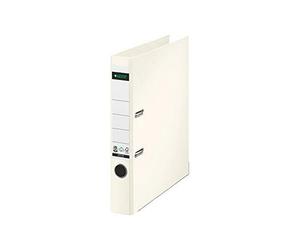 Leitz 10080001 Quality Folder Paper A4 with Slits Narrow ,Cream White slim Cream