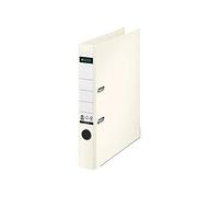 Leitz 10080001 - Raccoglitore per fogli formato A4, con fessure, dorso 5 cm, colore: Bianco crema