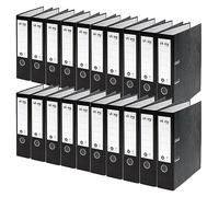 Leitz 10530095 - Raccoglitore formato A4, 100% carta riciclata, larghezza dorso 80 mm, per 600 fogli, certificato FSC, per scuola, studio e casa, colore nero