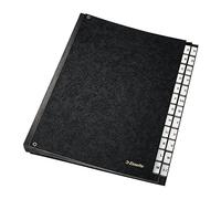 Leitz 1114219 - Portadocumenti con etichette dalla A alla Z, 24 scomparti, color